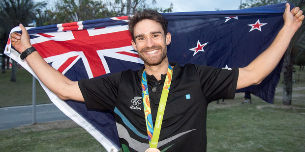 Tauranga sailor Sam Meech after winning bronze in the Laser Class during at the 2016 Rio Olympics. Photo/Marty Melville, Photosport