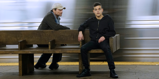 A scene from the TV show, Mr. Robot.