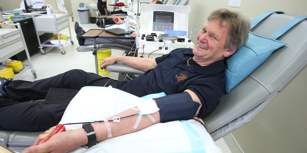 Malcom George has been donating blood since he was 17-years-old. Photo/John Borren