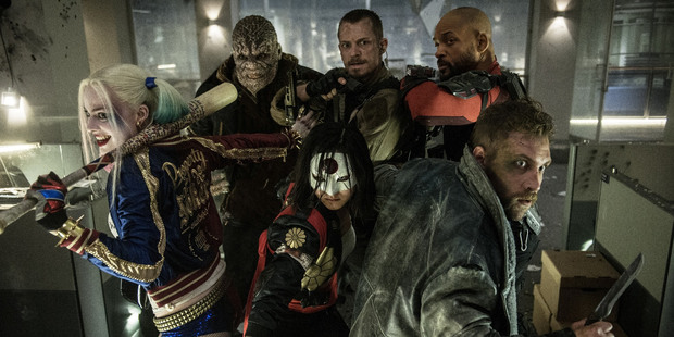 A scene from the anti-superhero movie, Suicide Squad.