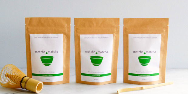 Matcha is green tea leaves crushed into a fine, electric green powder. Photo / Supplied