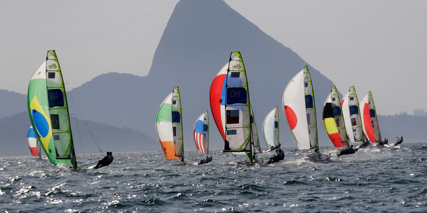 Residents of Governador Island, which sits in the bay near the start of the Olympic sailing races, found the leg that had been severed at the hip. Photo / AP