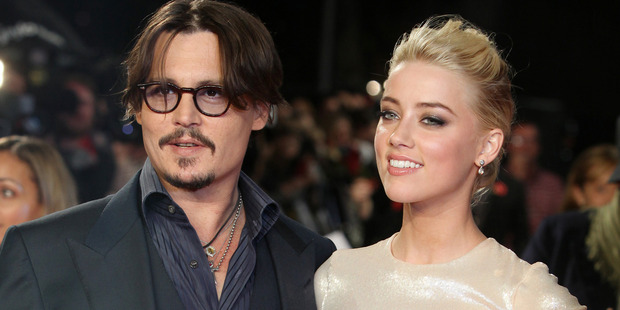 Johnny Depp and Amber Heard arrive for the European premiere of their film The Rum Diary.