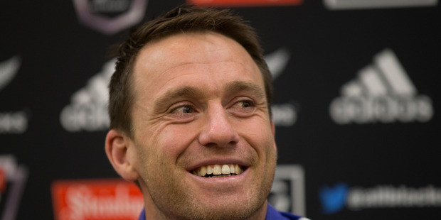 New Zealand All Blacks fullback Ben Smith after the All Blacks team announcement to play Wales in the 1st Test match at Eden Park. Photo / Brett Phibbs.