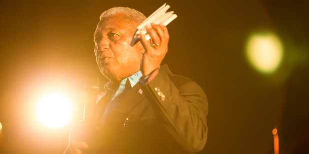 Fijian Prime Minister Frank Bainimarama. Photo / Michael Craig