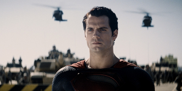 Actor Henry Cavil stars as Superman.