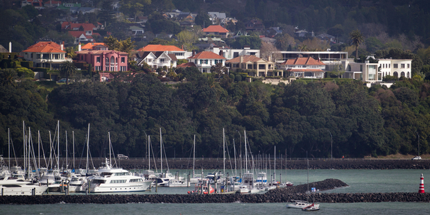 Paritai Drive, pictured from North Head. Photo / Richard Robinson