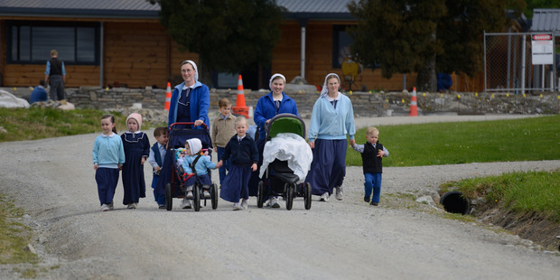 A scene from the TVNZ documentary Gloriavale: A Woman's Place.