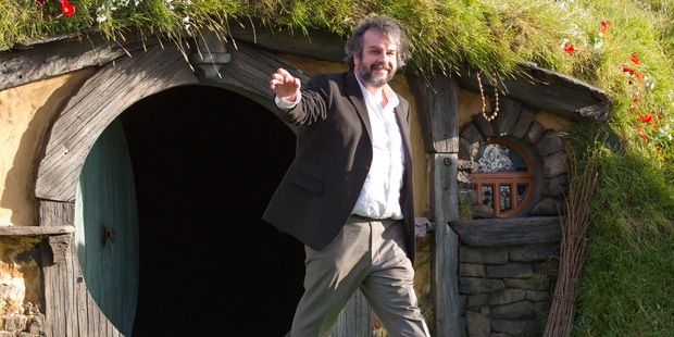 Sir Peter Jackson on the set of The Hobbit. Photo / Mark Mitchell