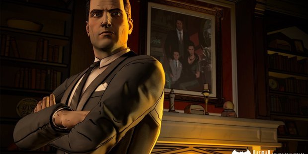 A scene from the game Batman: The Telltale Series.