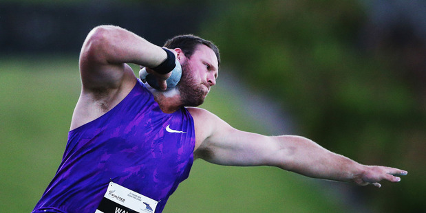Tom Walsh won a bronze medal in the shot put final. PHOTO/HANNAH PETERS