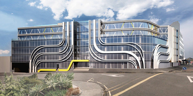 An artist's impression of Mansons' planned new office and retail building for 33 Broadway, Newmarket.