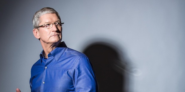 Apple chief executive Tim Cook. Photo / Andrew Burton