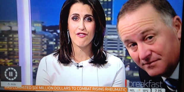 Prime Minister photobomber. Photo / Supplied