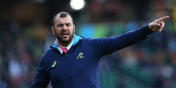 Wallabies head coach Michael Cheika. Photo / Photosport