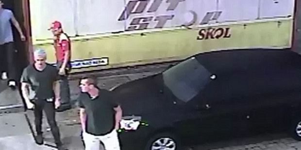 Video has emerged of Ryan Lochte and three US swimmers at the gas station where they claimed to have been robbed.