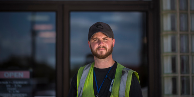Wes Sumrell, 32, a longshoreman in Virginia, says he will vote for Donald Trump but does not believe he can be the country's 'savior'. Photo / The Washington Post