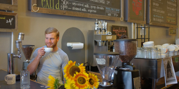 Derrick Wessels, 24, a barista in Colorado, says he does not think either presidential candidate can bring positive change to the country. Photo / The Washington Post