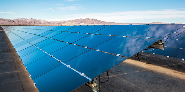 The Desert Sunlight Solar Farm is located on 1455ha of public land in the Chuckwalla Valley in east Riverside County, California. Photo / Courtesy of First Solar, Inc.