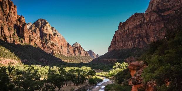 Zion National Park is great for climbing, scrambling, hiking, wading and canyoneering. Photo / 123RF