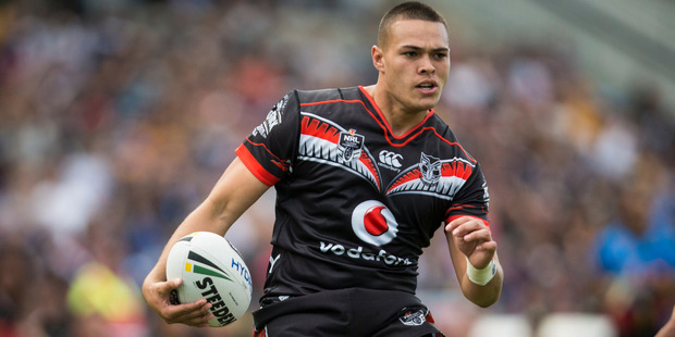 Tuimoala Lolohea of the Warriors in action. Photo / Jason Oxenham