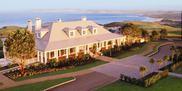 Kauri Cliffs luxury lodge is a popular destination for luxury tourists. Photo / File