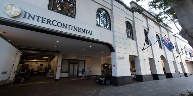 New Zealand All Blacks hotel the Intercontinental at Double Bay, where a bug was found in the All Blacks team meeting room.