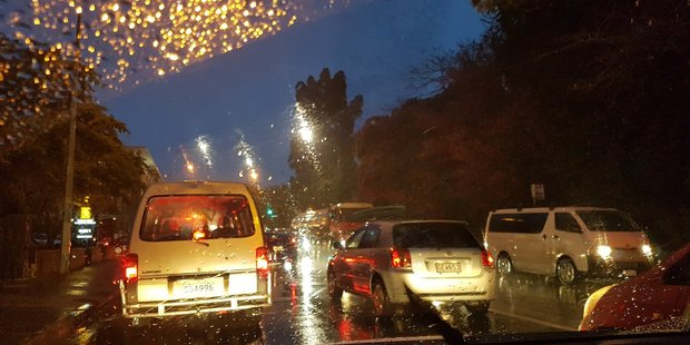 A steady stream of rain has hit Auckland over the past two days. Photo / Justin Hygate