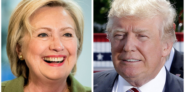 While Clinton stopped short of accusing Trump directly of being a racist, Trump offered no such restraint with his remarks. Photo / AP