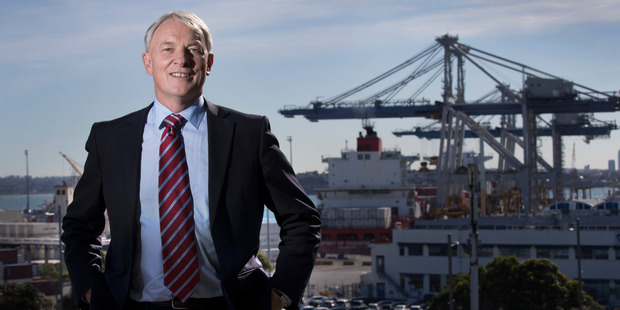 Auckland Mayoral candidate Phil Goff favours a national strategy that could involve the merger of Auckland and Tauranga ports. Photo / Nick Reed