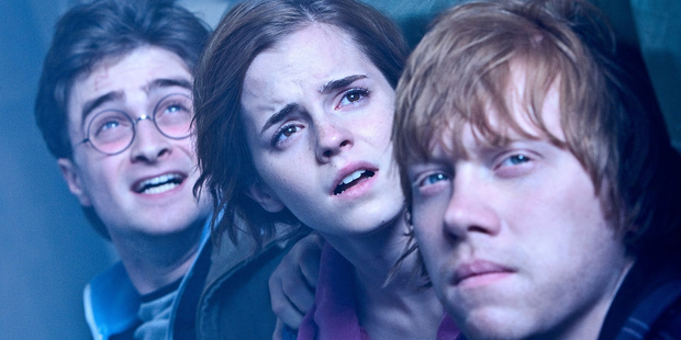 Daniel Radcliffe, Emma Watson and Rupert Grint starred in the Harry Potter films.