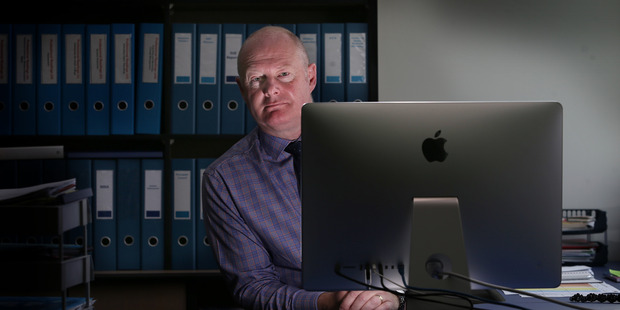 Schools, approved tertiary providers and school-age students can now turn to online learning. Pictured, Mount Maunganui College principal Russell Gordon. PHOTO/FILE