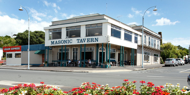 The Masonic Tavern in Devonport as it looked before an apartment development. Photo / Brett Phibbs