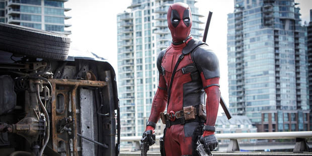 A scene from the movie Deadpool.