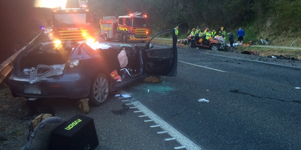 One person died and two people are in a critical condition after a crash on SH5. Photo/supplied