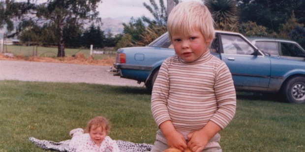 A young Richie MCaw in a scene from Chasing Great.