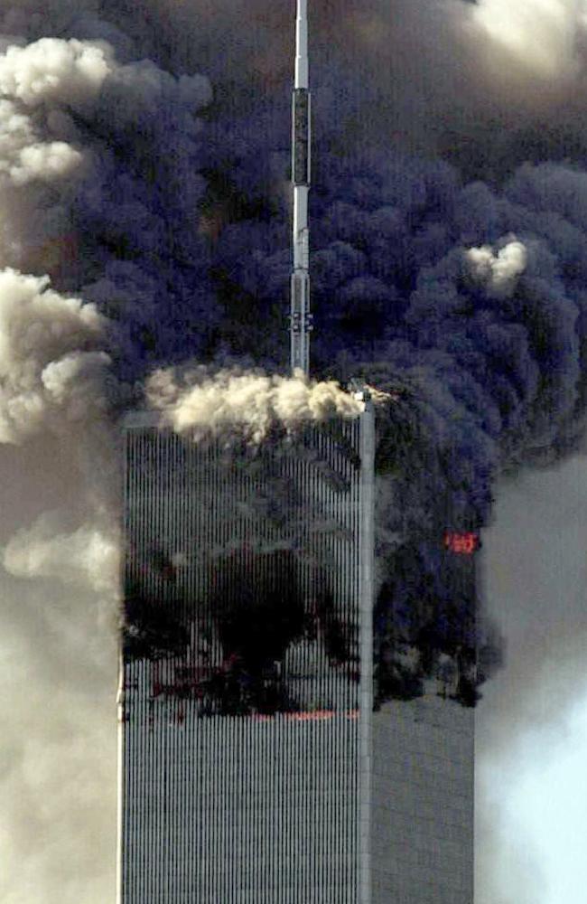 Nathan captured this photograph of one of the towers before it collapsed in 2001. Photo / Nathan Edwards / News Corp Australia