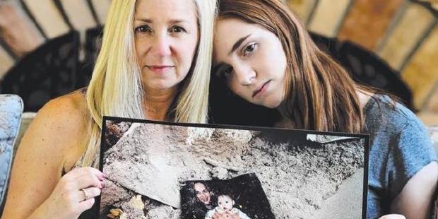 Jen with her daughter Isabelle at their home in Parkland, Florida. Photo / News Corp Australia