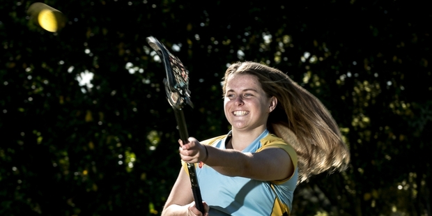 Mt Albert Grammar School lacrosse player Georgia Carter wants to capture a US scholarship. Photo / Dean Purcell