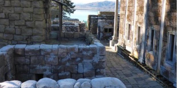 Part of the Kingdom Come set before demolition started. Photo / Erik Van Der Spek, Otago Daily Times