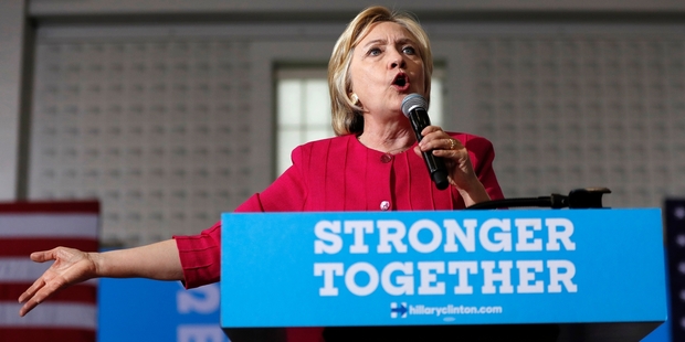 The internet would have it, wrongly, that Hillary Clinton has brain damage, seizures and a sixth toe. Photo / AP