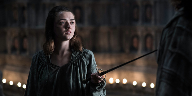 Actress Maisie Williams has been teasing fans about the season 7 script for Game of Thrones.