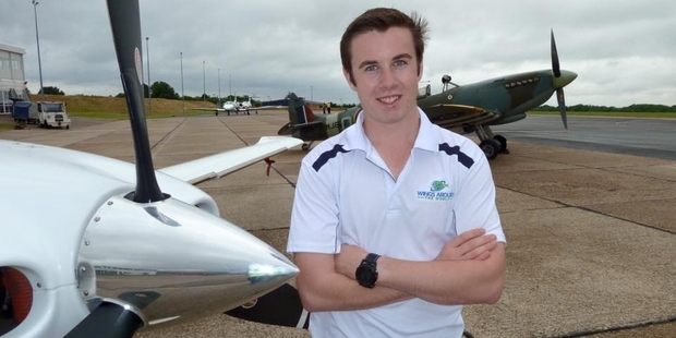 Lachlan Smart was lucky to survive his world record feat. Photo / AP