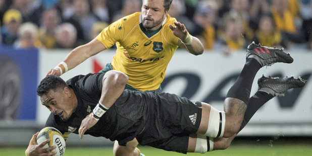Jerome Kaino has scored three tries at Westpac Stadium for the All Blacks, no other forward has scored more. Photo / Brett Phibbs