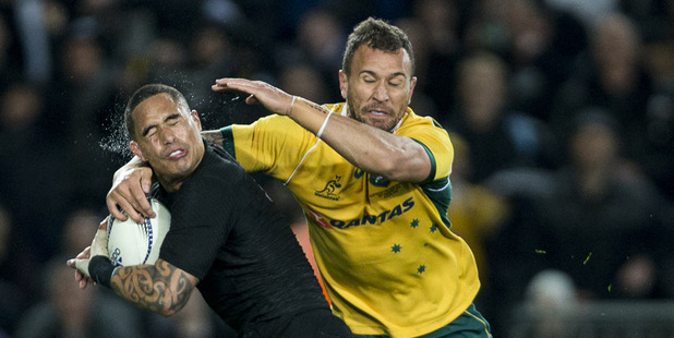 Quade Cooper is an option to start at 12 for the Wallabies. Photo / Brett Phibbs
