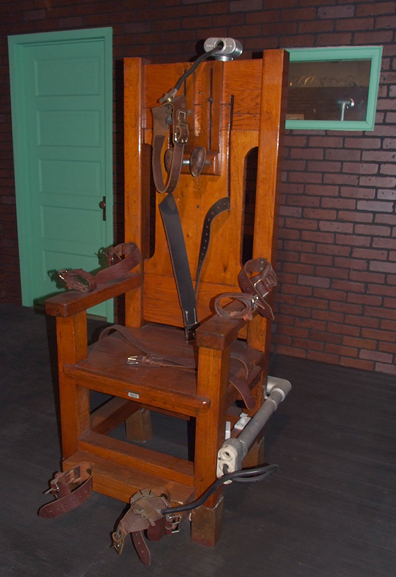 'Old Sparky', the famous Texas electric chair now on display for tourists at Texas Prison Museum in Huntsville. Photo / Lori Smith, Flickr