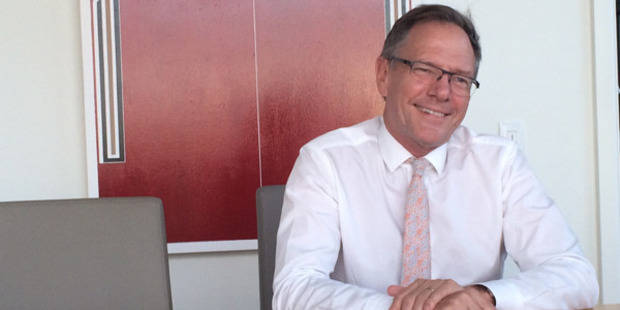 New Zealand's Permanent Representative to the UN, Gerard van Bohemen, at the table at NZ's New York apartment. Photo / Claire Trevett
