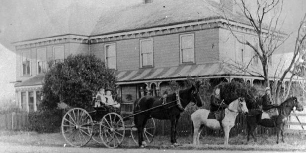 The house was originally the home of one of Carterton's most prominent citizens William Booth. Photo / Supplied