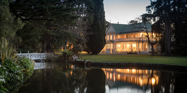 The historic Carrington House in Carterton is on the market. Photo / Supplied