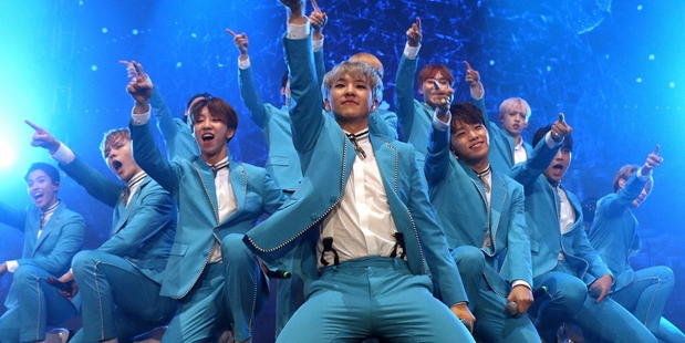 K-Pop supergroup Seventeen will perform in Auckland tomorrow night. Photo / supplied.